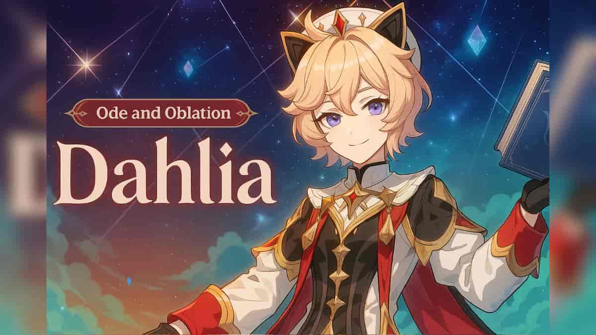 Build Dahlia Genshin Impact Support Hydro