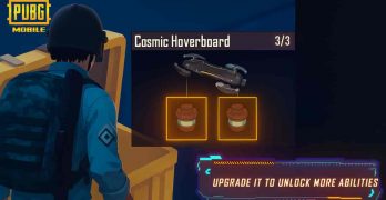 Cosmic Hoverboard Futuristik PUBG Mobile Update 3.9