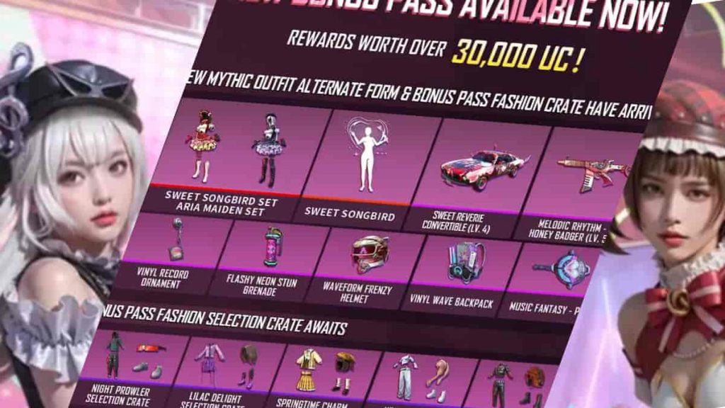 Daftar Hadiah Bonus Pass A13 PUBG Mobile