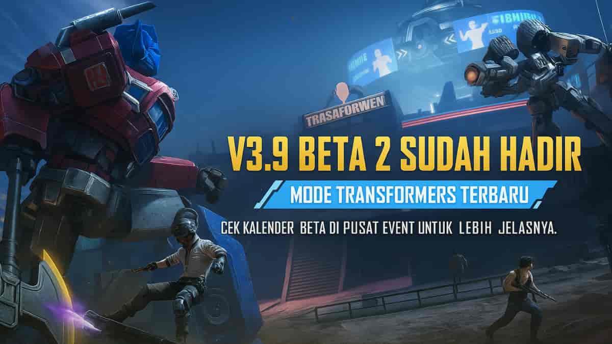 PUBG V3.9 Beta 2 Transformer Resmi Dirilis