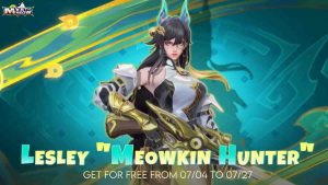 Skin Baru MLBB Lesley Meowkin Hunter