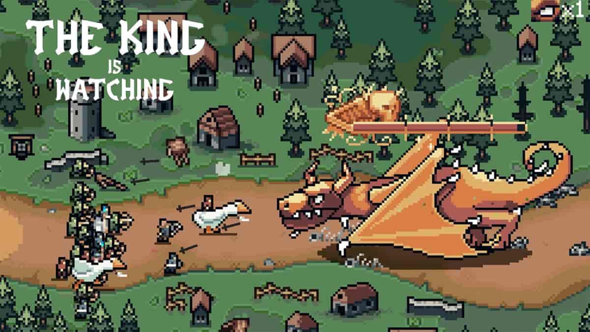 The King is Watching Game Roguelite City-Builder Unik