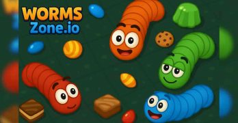 Worms Zone.io Game Cacing Lucu