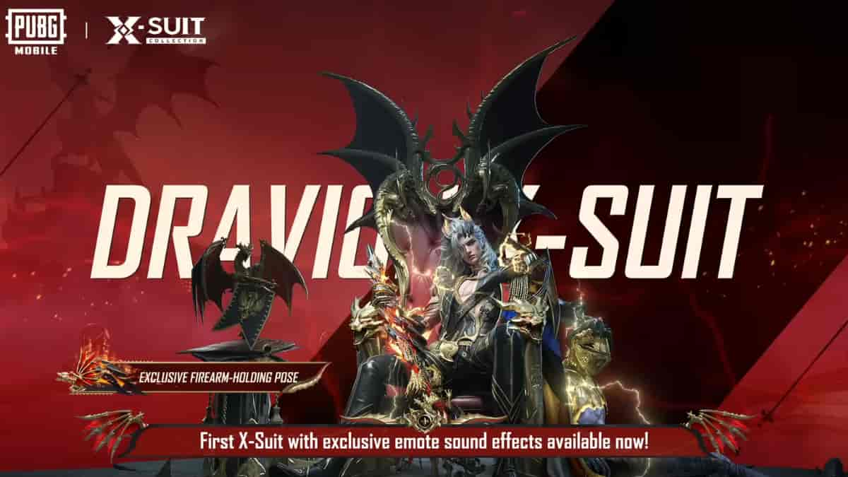 Dravion X-Suit PUBG Mobile Kostum Naga Mewah