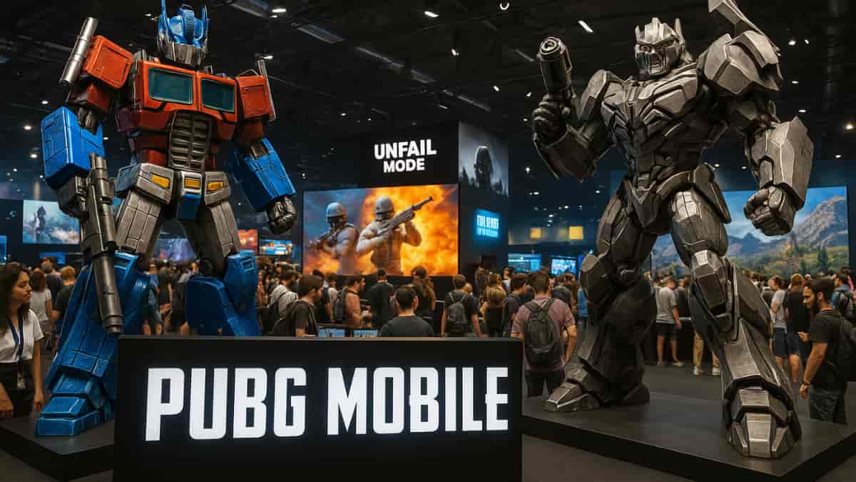 PUBG Mobile Gamescom 2025, Ada Transformers dan Hadiah