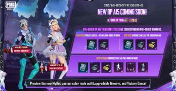 PUBG MOBILE RP A15 Update Fitur Baru dan Bonus Spesial