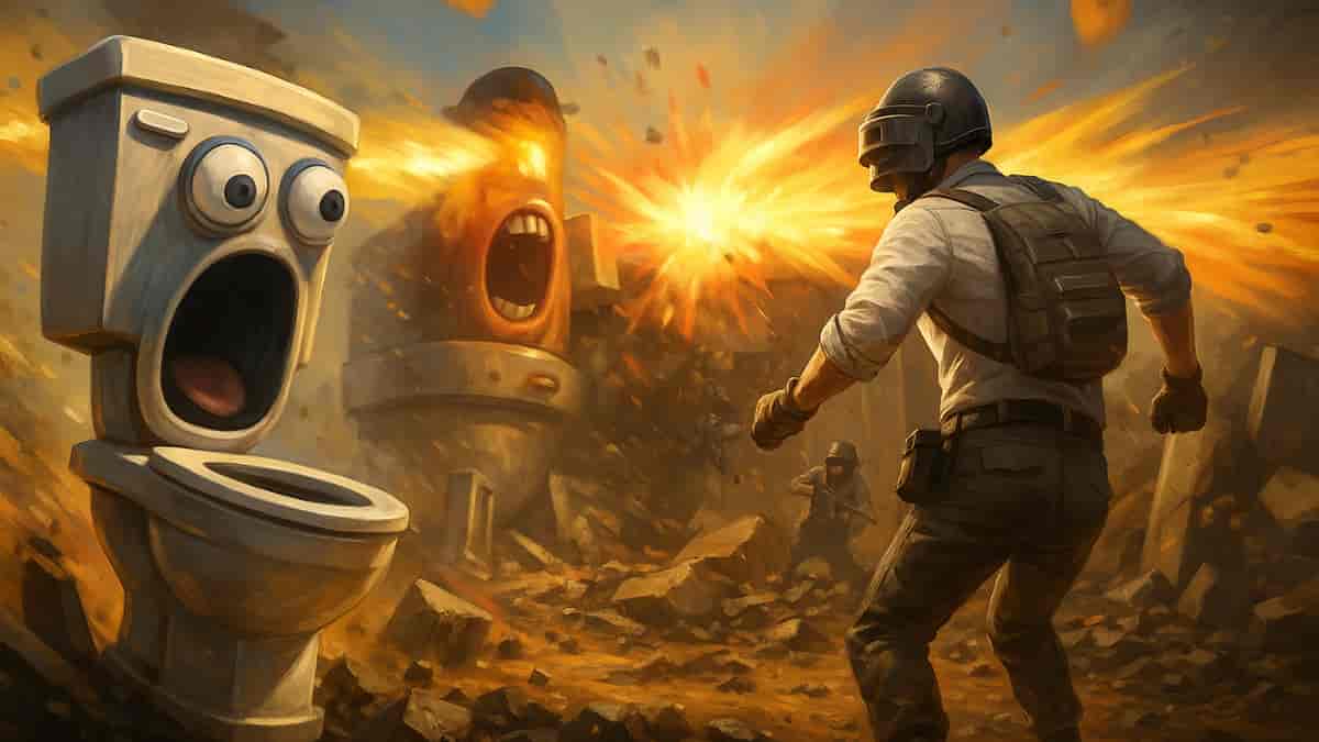 PUBG Mobile x Skibidi Toilet Kolaborasi Viral di Livik & Erangel