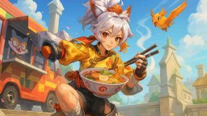 Skin Baru Mayene Mirage Foodie di Honor of Kings