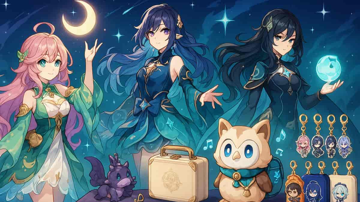 The Moon Leads Home Koleksi Merchandise Genshin Impact