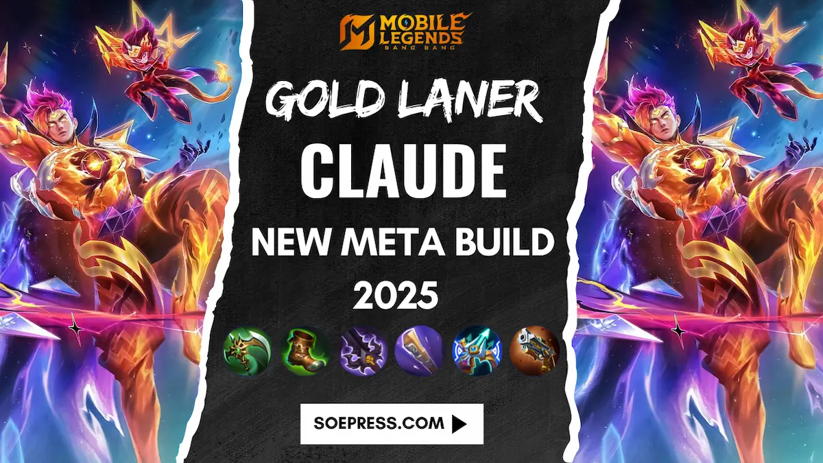 Build Claude Tersakit 2025 Meta Gold Lane Terbaru!