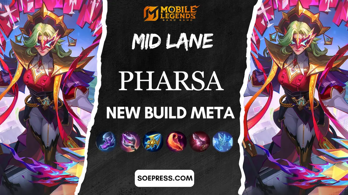 Build Pharsa Tersakit 2025: Damage Mage Paling Pedih